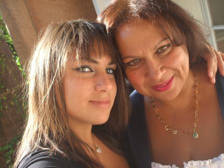 fille et m�re, jenna et salwa,  sur un texte de grognon100